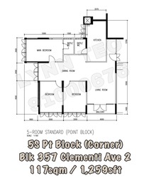 Blk 357 Clementi Avenue 2 (Clementi), HDB 5 Rooms #174859632
